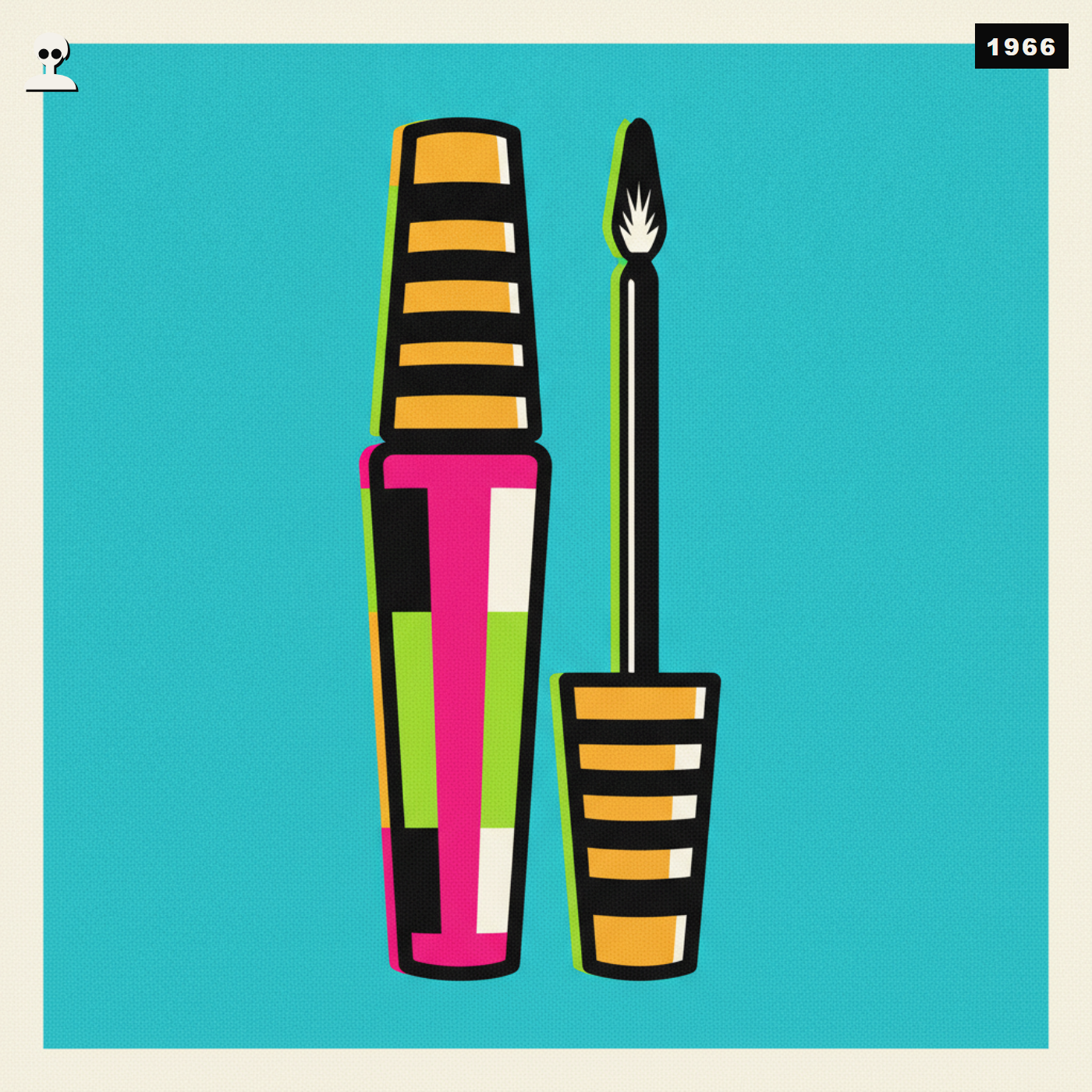 Black Liquid Eyeliner, Warhol pop-art