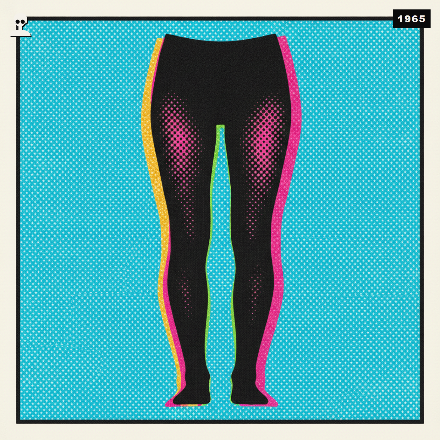 Black Opaque Tights, Warhol pop-art