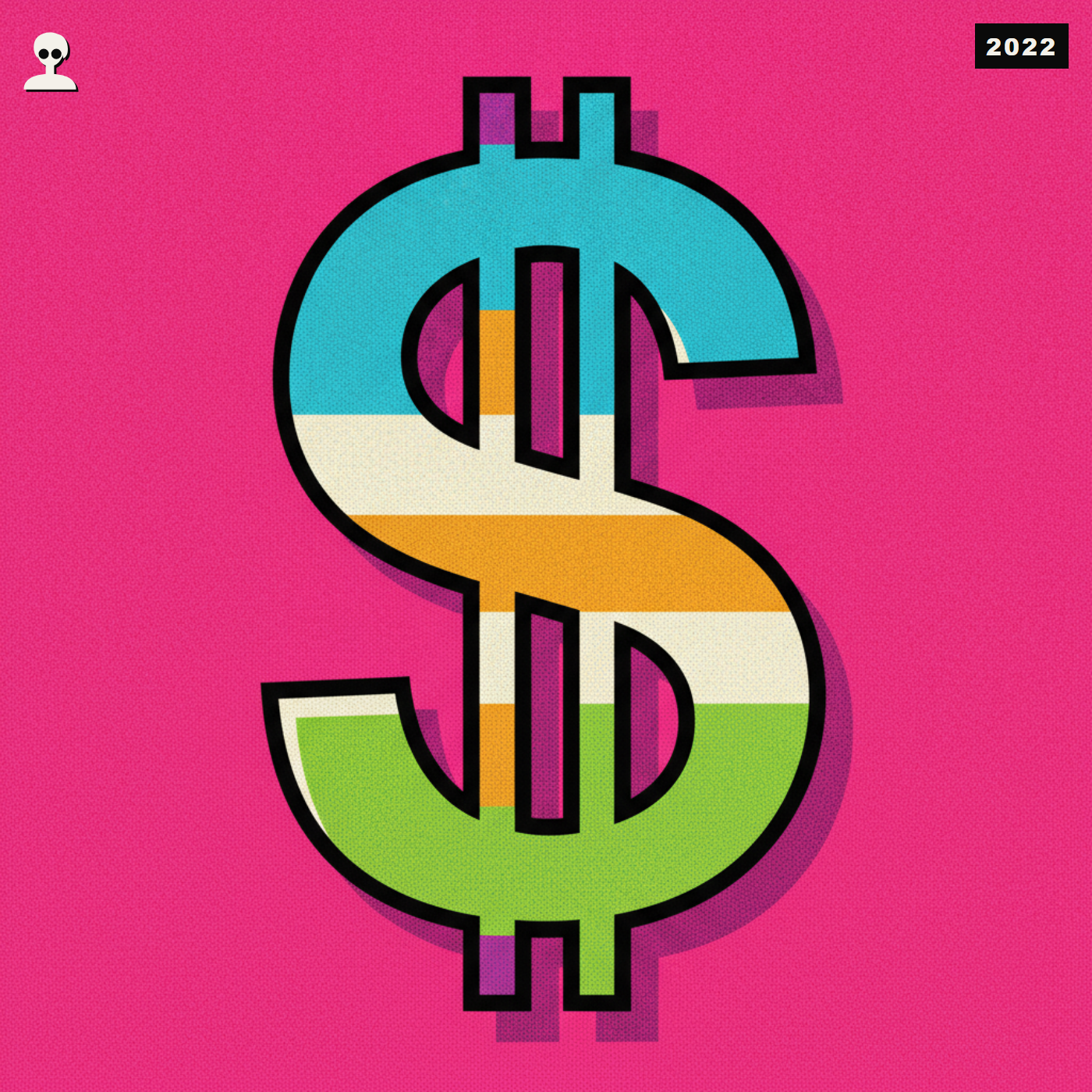 Dollar Sign LED Neon Sign, Inside Andy pop art
