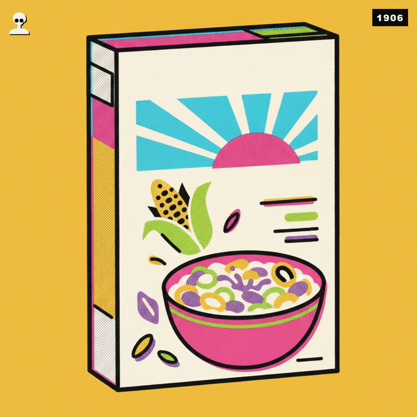 Kellogg's Corn Flakes Cereal (Large Box), Inside Andy pop art