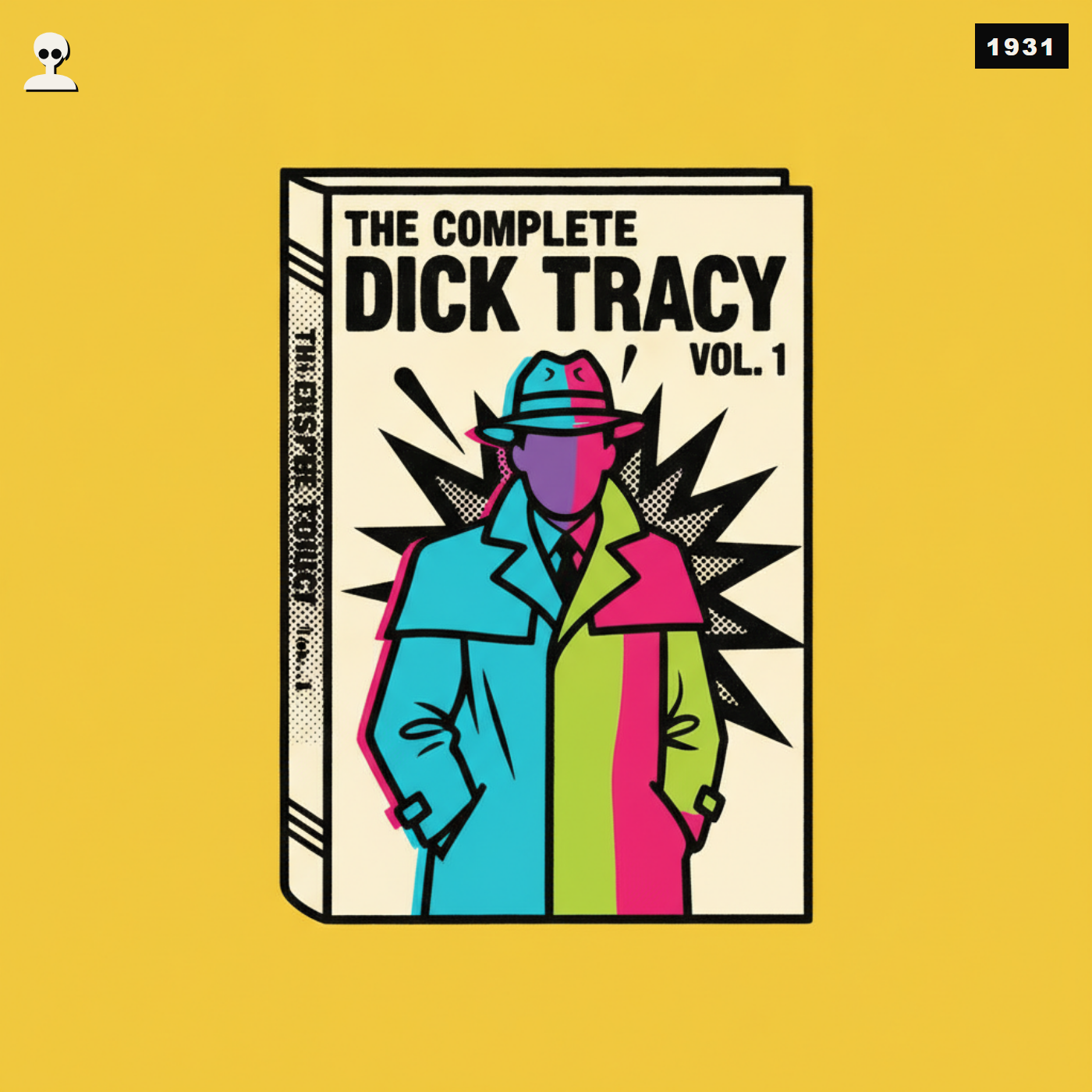 The Complete Dick Tracy Vol. 1 by Chester Gould (IDW), Inside Andy pop art