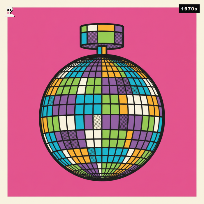 12-Inch Rotating Mirror Disco Ball with Motor, Inside Andy pop art