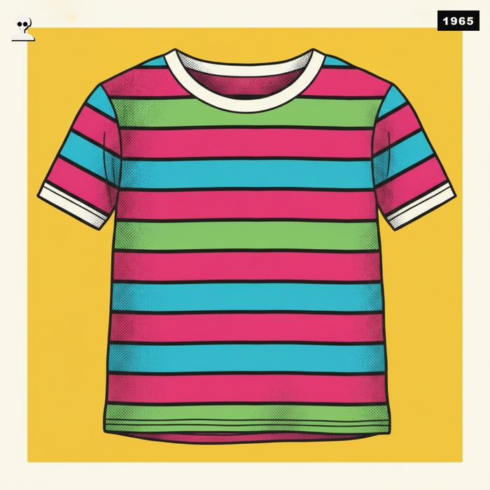 Breton Striped Boat-Neck Tee, Warhol pop-art