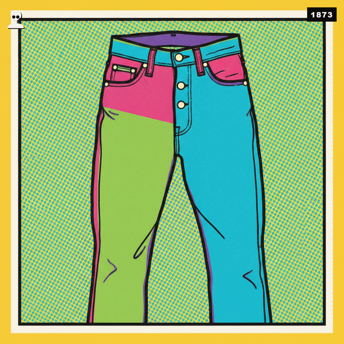 Levi's 501 Original Fit Jeans, Inside Andy pop art