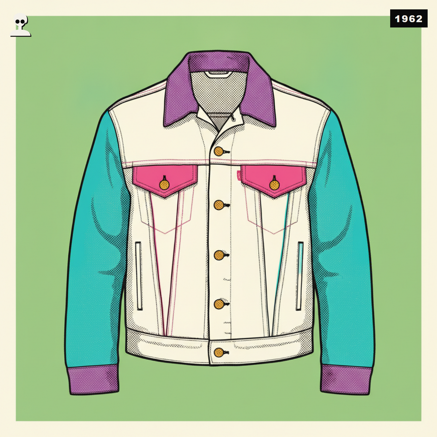 Levi's Trucker Denim Jacket, Inside Andy pop art