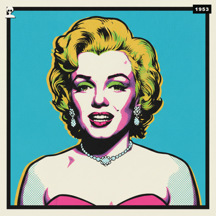 Marilyn Monroe: Gentlemen Prefer Blondes, Inside Andy pop art