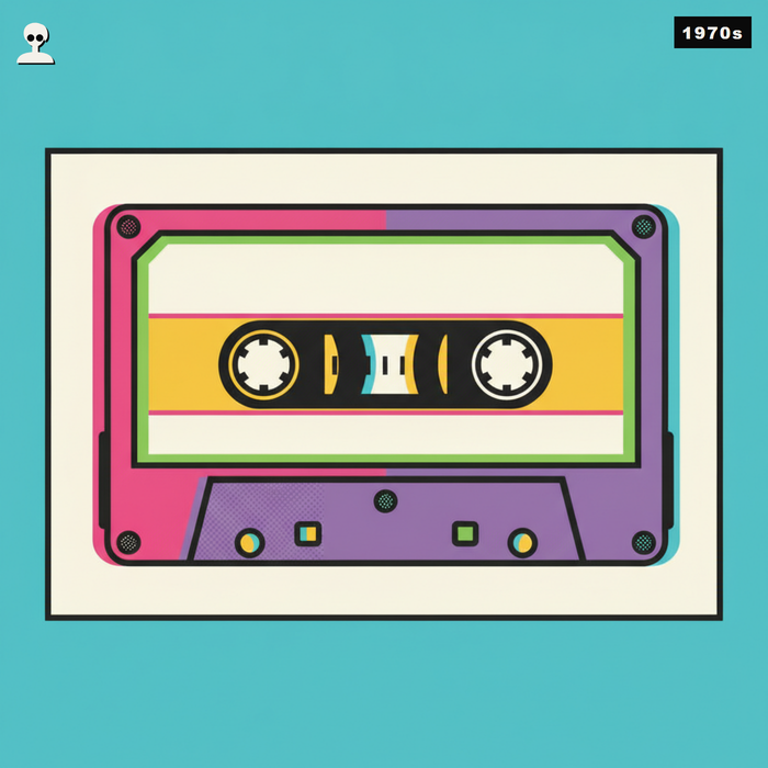 Maxell UR Blank Audio Cassette Tape, Inside Andy pop art