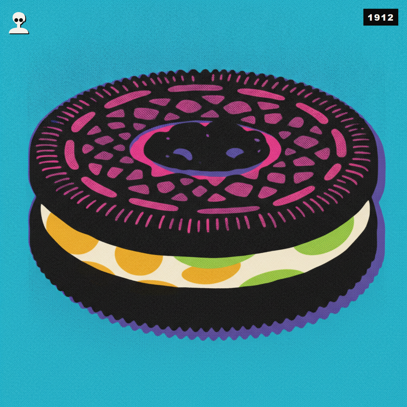 Oreo Chocolate Sandwich Cookies (Family Size), Inside Andy pop art