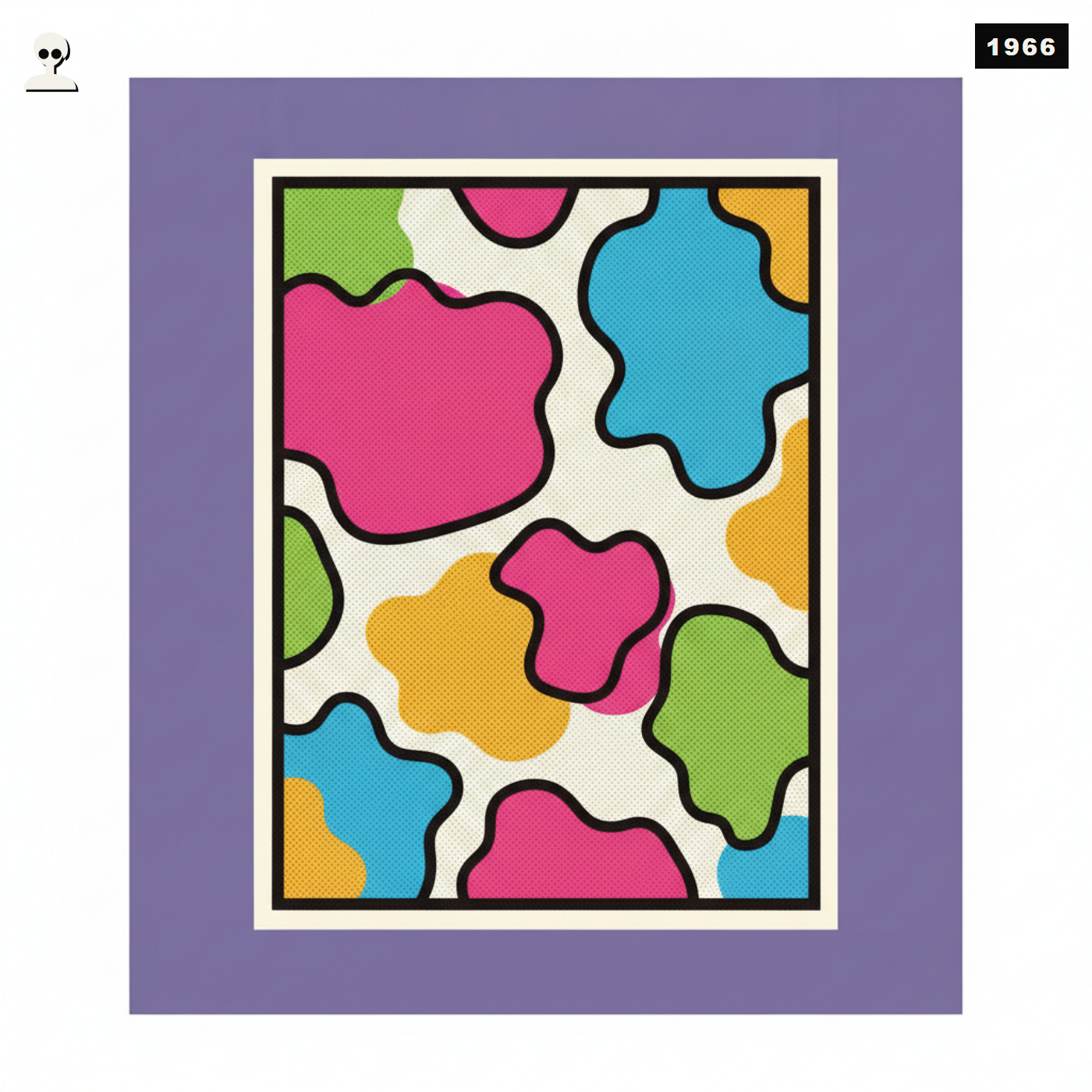 Pop Art Cow Print Poster, Inside Andy pop art