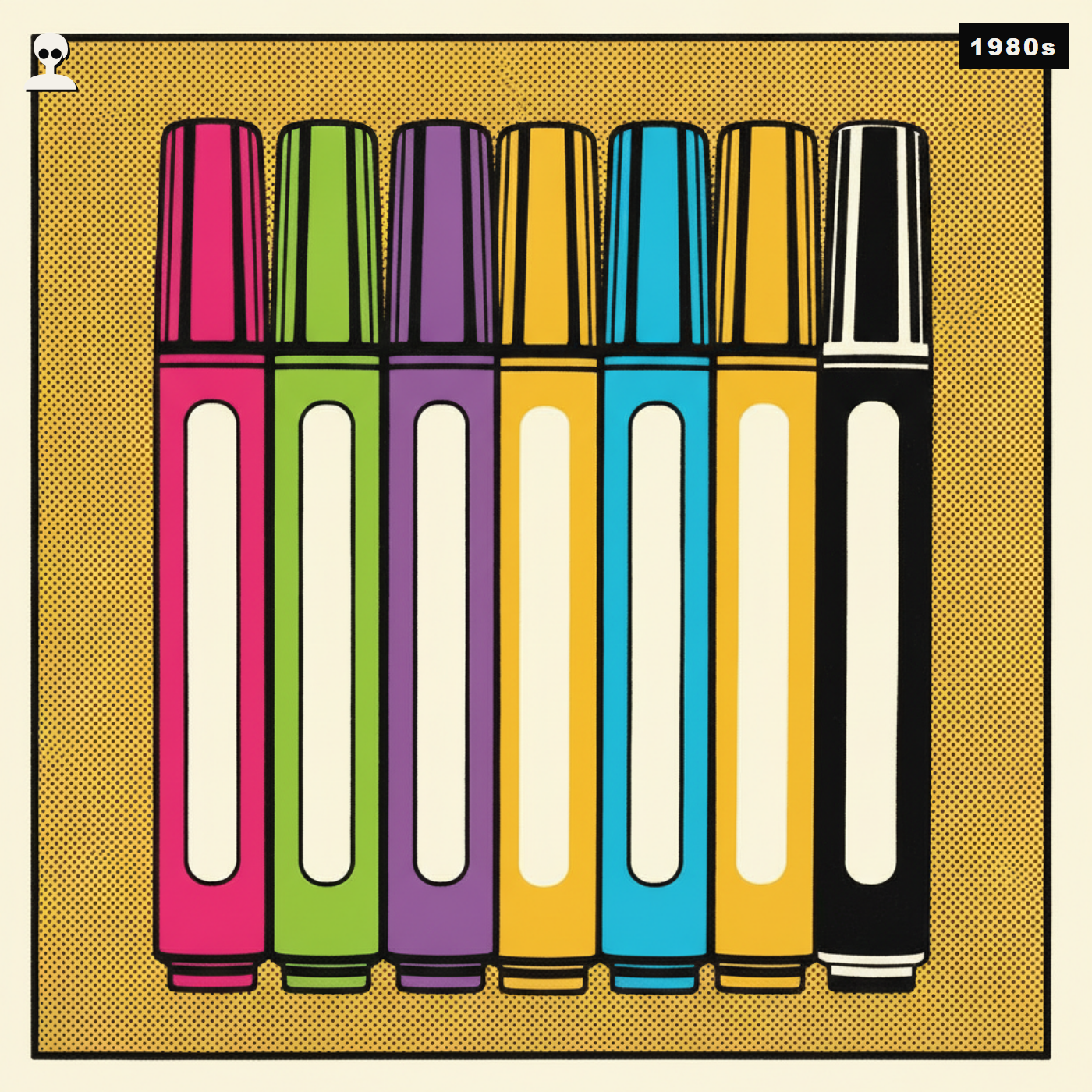 POSCA PC-5M Paint Marker Set, Inside Andy pop art