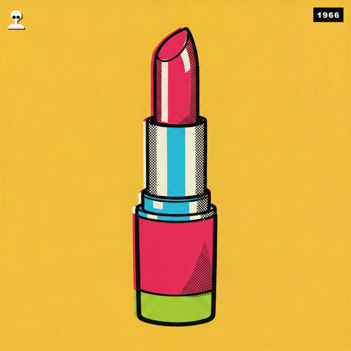 Red Satin Lipstick, Warhol pop-art