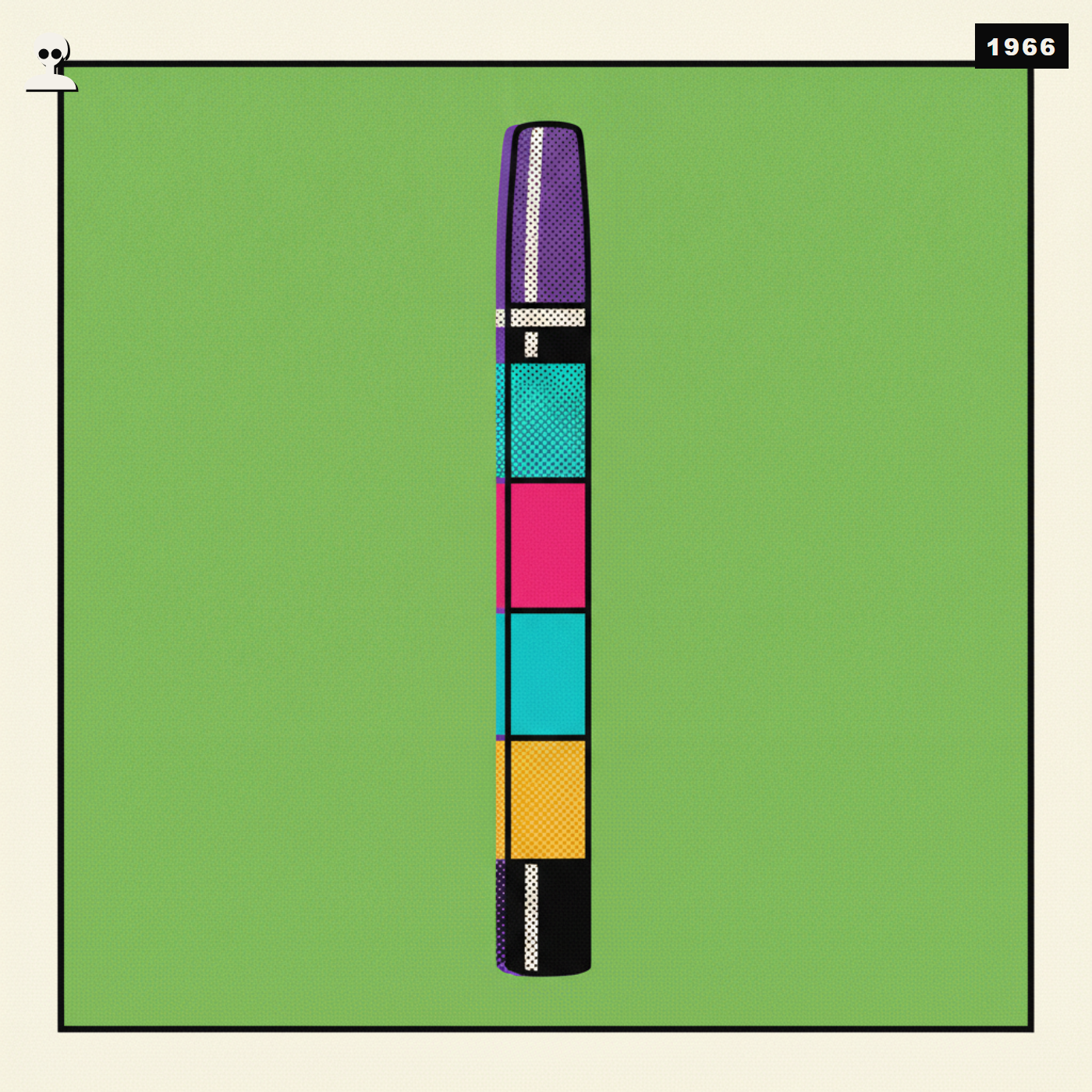 Slim Cigarette Holder, Warhol pop-art