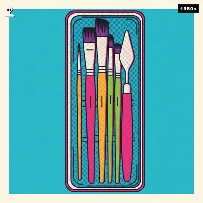 Winsor and Newton Winton Brush Set, Inside Andy pop art